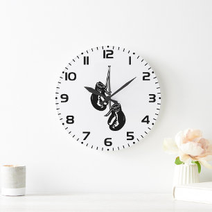 Boxing Gloves  Large Clock