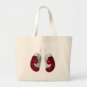 Boxing Gloves Large Tote Bag