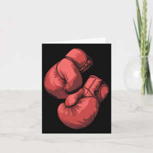 Boxing Gloves Martial Arts Sport Sparring Boxer Card