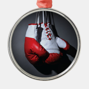 Boxing gloves metal ornament