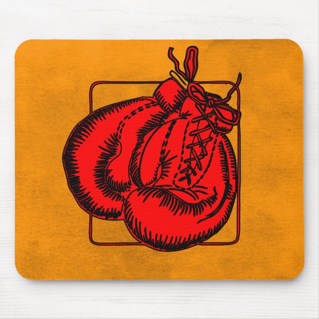 Boxing Gloves Mouse Pad (Front)