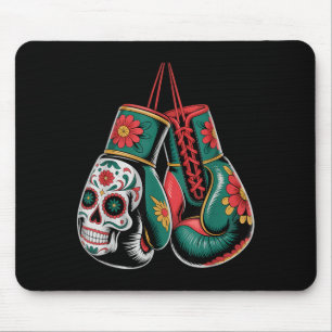 Boxing Gloves Muay Thai MMA Aztec Mexican Style Mouse Pad