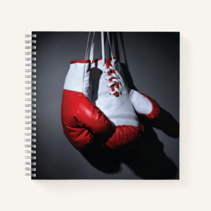 Boxing gloves notebook
