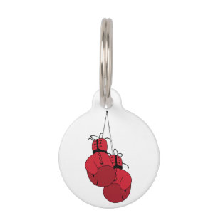 Boxing Gloves Pet Tag