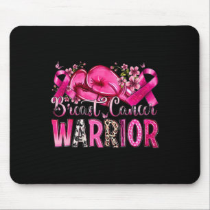 Boxing Gloves Pink Ribbon Breast Cancer Warrior Aw Mouse Pad