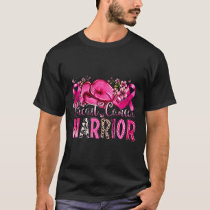 Boxing Gloves Pink Ribbon Breast Cancer Warrior Aw T-Shirt