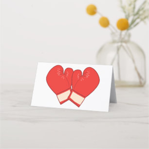 Boxing Gloves Place Card