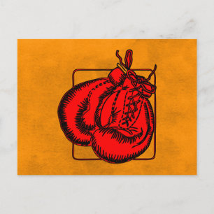 Boxing Gloves Postcard