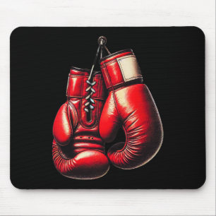 Boxing Gloves Red Boxing Sport Boxer Kickboxing Mouse Pad