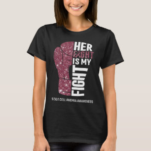 Boxing Gloves Sickle Cell Anaemia Warrior T-Shirt