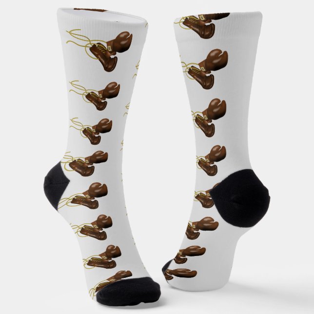 Boxing Gloves Socks (Angled)