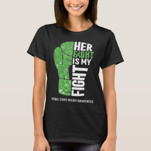 Boxing Gloves Spinal Cord Injury Warrior T-Shirt