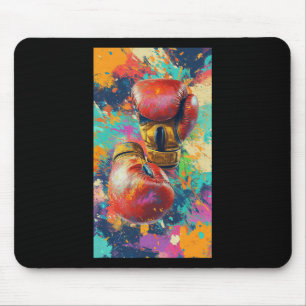 Boxing Gloves Sport Boxer Prompt Fitness Gym 1 Mouse Pad
