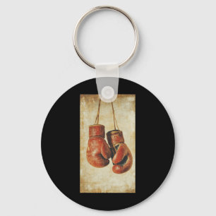 Boxing Gloves Sport Boxer Prompt Vintage Mma 1 Key Ring