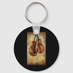 Boxing Gloves Sport Boxer Prompt Vintage Mma  Key Ring