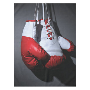 Boxing gloves tablecloth