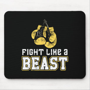 Boxing Gloves Thai Boxing Muay Thai Kickboxing Fig Mouse Pad