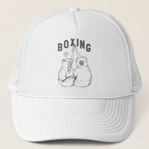 Boxing gloves trucker hat
