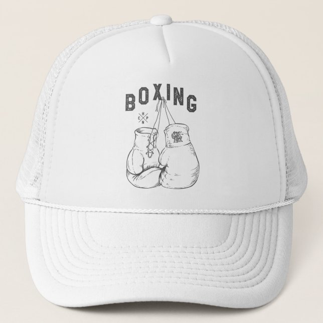 Boxing gloves trucker hat (Front)