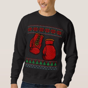 Boxing Gloves Ugly Sweater Christmas