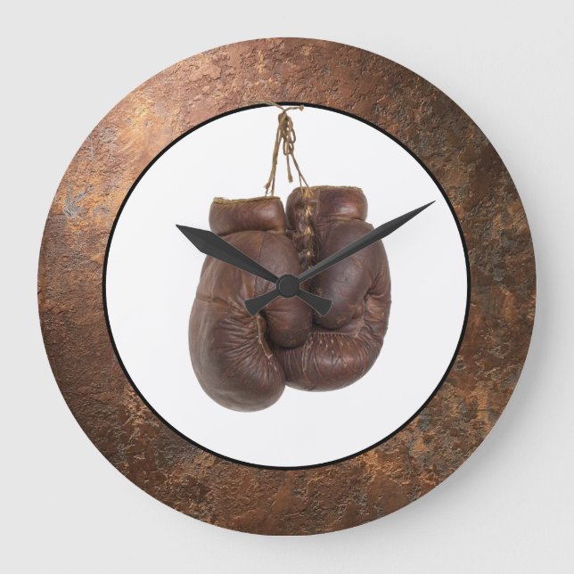 Boxing Gloves   wall clock (Front)