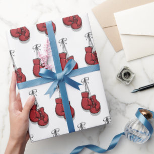 Boxing Gloves Wrapping Paper
