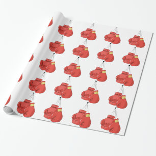 Boxing Gloves Wrapping Paper
