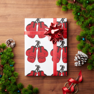 Boxing Gloves Wrapping Paper