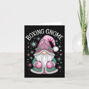 Boxing Gnome Christmas Holiday Fun Card