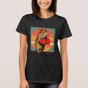 Boxing Guinea Pig Lover Boxing Gloves Kickboxing F T-Shirt