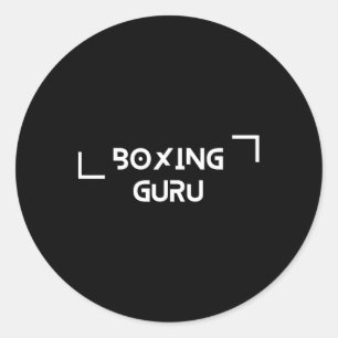 Boxing Guru  Classic Round Sticker