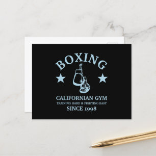 Boxing Gym, Pro Gloves Postcard