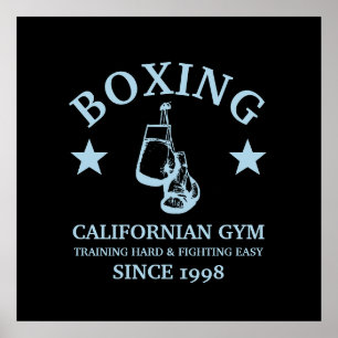 Boxing Gym, Pro Gloves Poster