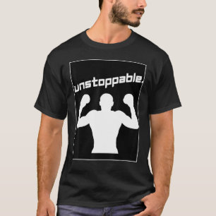 Boxing Gym Workout Graphic Motivation Unstoppable  T-Shirt