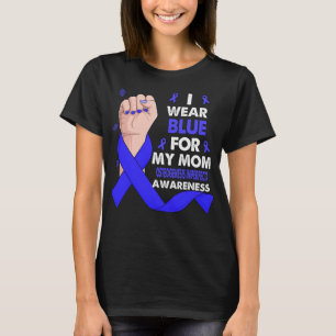 Boxing Hand I Wear Blue For My Mum OSTEOGENESIS T-Shirt