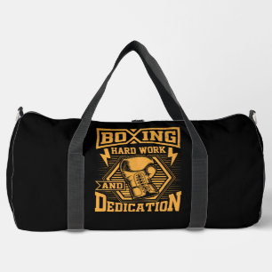 Boxing Hard Work And Dedication Duffle Bag