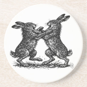 Boxing Hares – Haunted Ink Woodland Duel Coaster