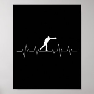 Boxing Heartbeat Boxer Coach Combat Sport Trainee Poster
