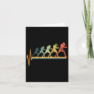 Boxing Heartbeat Boxer Gift Love Card