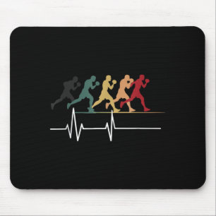 Boxing Heartbeat Boxing Boxer Boxing Lover MMA Mouse Pad