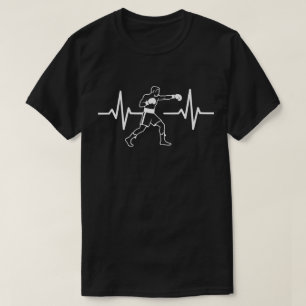 Boxing Heartbeat Fighter Spirit T-Shirt