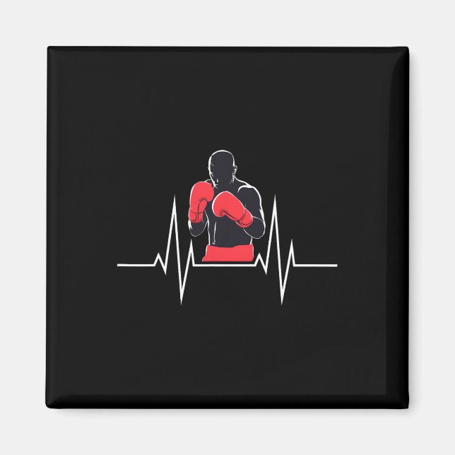 Boxing Heartbeat  Magnet (Front)