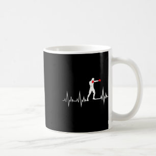 Boxing Heartbeat Shirt Martial Arts Lover Tee Coffee Mug