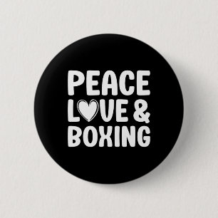 Boxing I Love Boxing For Men And Women  6 Cm Round Badge
