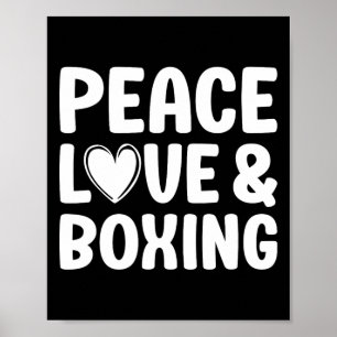 Boxing I Love Boxing For Men And Women Poster