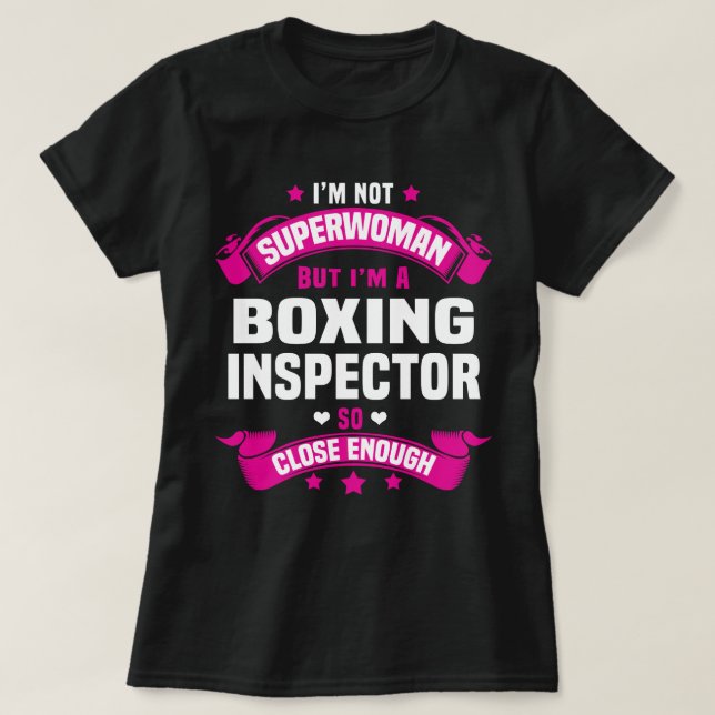Boxing Inspector T-Shirt (Design Front)