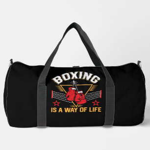 Boxing Is A Way Life Duffle Bag