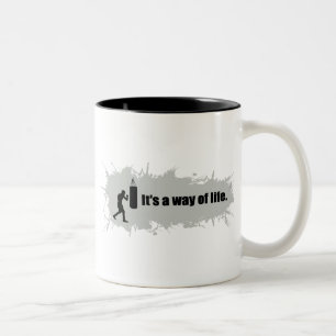 Boxing Is a Way of Life Two-Tone Coffee Mug