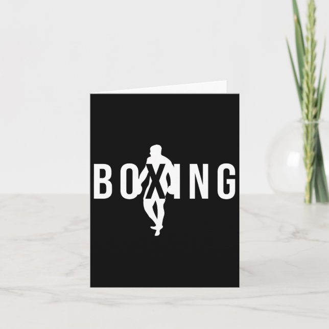 Boxing Is My Therapy One Coolest Funny Boxing Meme Card (Front)