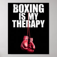 Boxing Is My Therapy Quote Boxing Kickboxing Boxer